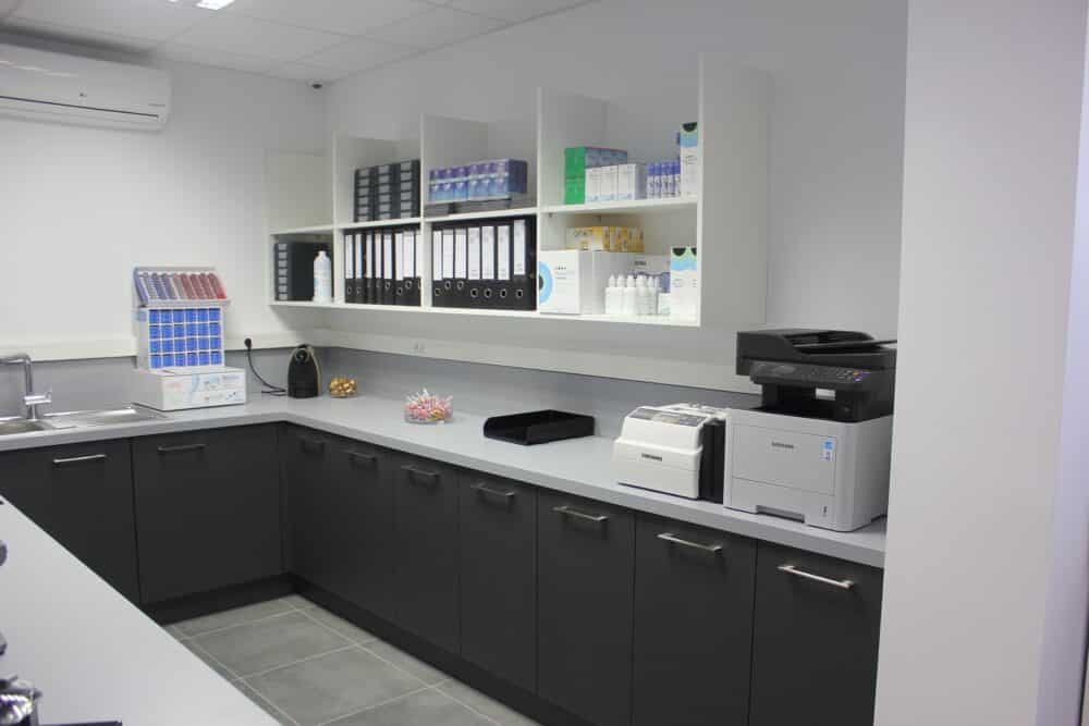 Aménagement sur mesure pour un opticien
