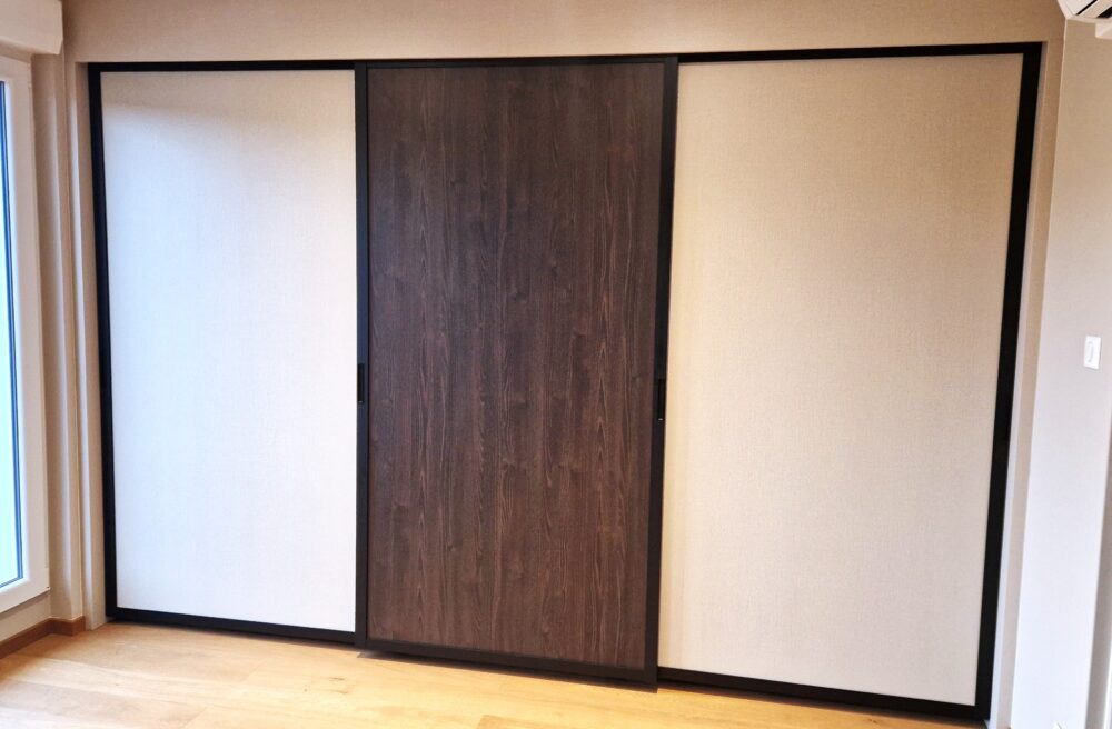 placard sur mesures 3 portes coulissantes stratifiées