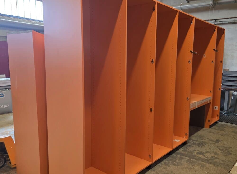 placard orange sur mesure